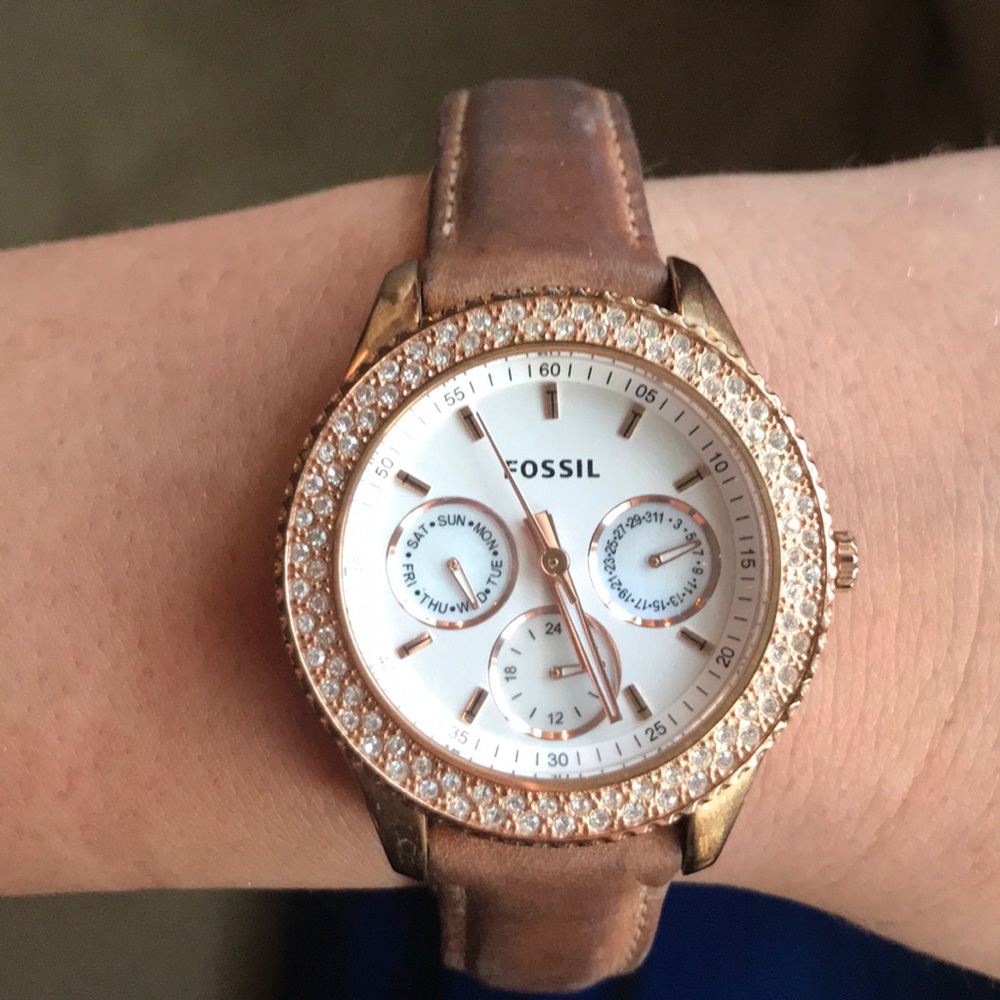 Fossil Authentic Rose Gold Watch